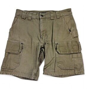 Duluth Trading Co Men's Cargo Shorts Size 34 Khaki
